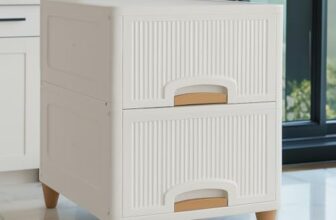 DecoLogy Bookshelf for Home |Engineered Books Organizer for Study Room | Multipurpose Book Shelf for Home, Office |Book Organizer for Library | Living Room Furniture (Cupboard Rack – White, 2PCS)