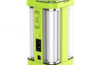 TEQO Emergency Light | 4 Tubes Rechargeable Solar Lantern Charger Lights | 2 Working Mode, 1600 mAh Battery | Up to 5-7 Hours Backup| Emergency Light for Home (Multicolor)