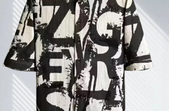 pruthviraj enterpic Men Graphic Print, Printed, Striped Casual Black, White Shirt