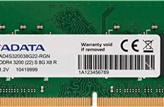 A-Data 8Gb Ddr4 Modules for Notebooks 3200Mhz Laptop Memory (Ad4S320038G22-Rgn)