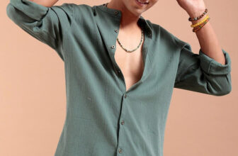 The Indian Garage Co. Men Solid Beach Wear Green Shirt