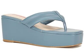 Bata Women Cassie Wedge Heels, Blue, UK 6, (7719549)