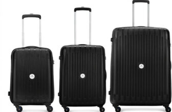 ARISTOCRAT ARMSTRONG 3 (Small 53cm|Medium 65cm|Large 78cm) 360 JBK Cabin & Check-in Set 4 Wheels – 31 Inch