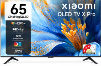 XIAOMI X Pro CineMagiQLED 165 cm (65 inch) QLED Ultra HD (4K) Smart Google TV with Dolby Vision | HDR 10+ | 32 GB Storage | 34W Dolby Audio | Xiaomi Sound | Film-maker Mode | 120 Hz Game Booster | Mi TV(L65MB-APIN)