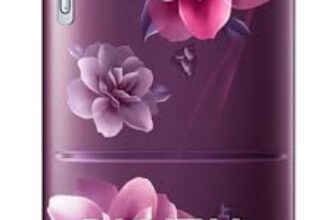 Samsung 183 L, 4 Star, Digital Inverter, Direct-Cool Single Door Refrigerator (RR20C1824CR/HL, Red, Camellia Purple, Base Stand Drawer)