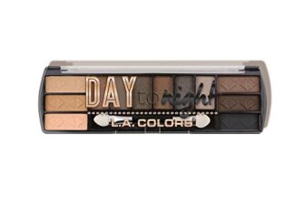 L.A. COLORS Day To Night 12 Color Eyeshadow Powder, Daylight (Multicolor), 8 G Matte Finish