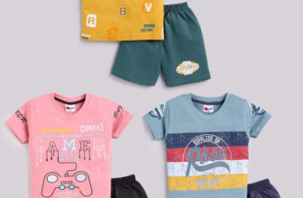 Mars Infiniti Boys Casual T-shirt Shorts(Mustard_Wine_Sea Green)