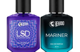 Beardo Midnight Duo- LSD & Mariner Perfume for Men (50ml x 2) | Long Lasting Fragrance | Long Lasting Perfume for Men | Gift for Men | Gift for Friend