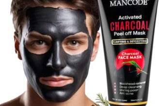 Mancode Activated Charcoal Peel Off Mask For Men, Charcoal Peel Off Mask For Women, Face Mask For Men, Charcoal Face Mask, Active Cooling Effect, Deep Skin Purifying Cleansing (100 ml)