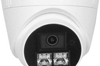 SINLOE 2 MP Color Night Vision Wired Day/Night 24 Hour Full Color Vision 1080p Full HD Indoor Dome CCTV Surveillance Camera Compatible with 2MP and Above DVR, White