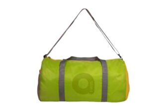 Aivin Booster 1.0 Duffle Bag | 18L Ultra Lightweight, Compact Gym & Travel Bag | Dual Tone Water-Resistant Textured Poly Fabric | Sports, Fitness, and Carry Bag (F.Green, 18 Litre)