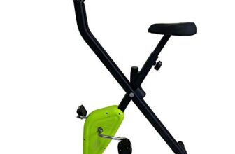 Kobo Exercise Folding Upright Bike Cyle for Home Gym Fitness Cardio User Weight 100 Kg