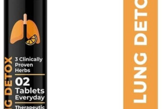 Auric Lung Detox Tablets | NAC, Pushkarmool, Piper Longum & Licorice Extract(20 Tablets)