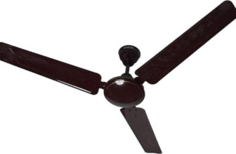 Cadlec Breeza 1200 MM with 3 Year Warranty Ultra High Speed Ceiling Fan(Smoke Brown | Pack of 1)