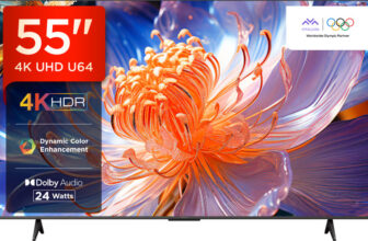 iFFALCON by TCL U64 139 cm (55 inch) Ultra HD (4K) LED Smart Google TV with 24W Dolby Audio, HDR10(iFF55U64)
