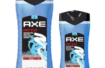 AXE Sport Blast 3-in-1 Body, Face & Hair Wash Invigorating Freshness | Cleanses & Energizes | Combo of 2 | 250ml +400ml