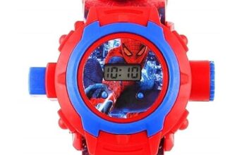 SELLORIA Premium Brand Kid’s Digital 24 Images Spiider-Man Projector Watch Spiider-Man Projector Watch for Kids, Diwali Gift, Birthday Return Gift
