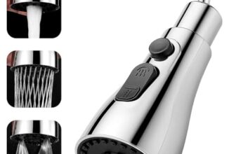 PANCA Tap Extender for Kitchen Sink | 360° Rotating Flexible Faucet Extension with 3 Spray Modes | Anti Splash Water Saver Nozzle for Wash Basin & Home Use