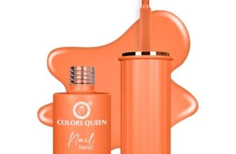 Colors Queen Nail Trend Glossy Nail Polish | Chip Resisting & Quick Drying Nail Paint with High Shine | 7 Toxin Free Formula | Vegan & Cruelty Free | Long Lasting & Vibrant Nail Paint for Women (Burnt Orange, 13ml)