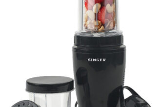 SINGER Nutri Master 500 W Juicer Mixer Grinder(Nutricool | 2 Jars | Black)