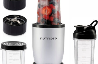 NutriPro Blender 500 W Juicer Mixer Grinder(Nutri | 3 Jars | Silver)