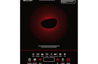 Pigeon By Stovekraft ABS Plastic Acer Plus Induction Cooktop 1800 Watts With Feather Touch Control – Black