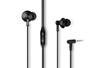 Zebronics Zeb-Buds 10 (Black) In Ear Wired Earphones with Mic, Metallic Design, L Shaped Connector, 13.5mm NdFeb Drivers
