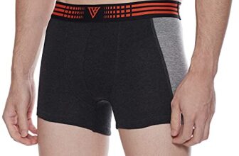 Van Heusen Cotton Men Anti Bacterial Trunks – Colour Fresh, Moisture Wicking_10049_Anthra Melange W Grey Melange_L, Large