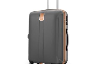 Safari Thorium Royale 8 Wheels 66cm Medium Size Trolley Bag Hard Case Checkin Polycarbonate Luggage, TSA Lock, Wet Pouch Organized Interior, Suitcase for Travel, Trolley Bags for Travel, Gun Metal