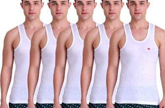 T.T. Men Titanic Sleevless Vest (Pack of 5) White