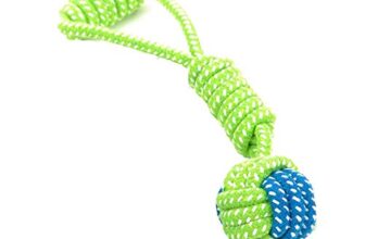 Dogista Durable Big TUG Knotted Cotton Rope Toys for Teeth Cleaning and Chewing, Small & Medium Dog/Cat/Puppy (Multicolour).