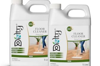 Diolty Floor Cleaner 10L Can | Neem Fragrance | For Tiles, Marble, Wood | Non-Toxic, Pet-Safe Liquid | Hand-Safe, Anti-Slip | Concentrated Cleaning Solution for Home & Office