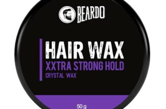 Beardo Xxtra Stronghold Hair Wax, 50 gm | Crystal Hair Wax for Men | Hair Wax Men | Hair Styling Wax for Glossy Finish & Shine | Extra Strong Hold Wax