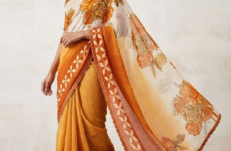 Beyond Borders Floral Print, Paisley, Printed Daily Wear Chiffon Saree(Multicolor)