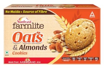 Sunfeast Farmlite Oats & Almonds Cookies 300gm