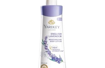 Yardley London English Lavender Moisturizing Body Lotion With Germ Shield| Infused With Lavender Oil| Daily Use Hand & Body Lotion With Natural Floral Extracts For Women| 400ml