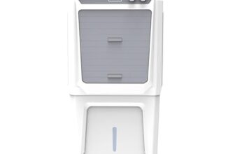 Black+Decker Remo 55L Air Cooler for Room Cooling | Anti Bacterial Honey Comb Pads | Collapsible Louvers | Rear Wheel Lock | 26 Feet Air Throw Distance | 2-Yr Motor 1-Yr Product Warranty