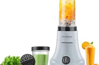Longway Sage 500 Watt Juicer Mixer Grinder with 2 Jars for Grinding, Mixing, Juicing with Powerful Motor | 1 Year Warranty | (Black & Gray, 2 Jars)