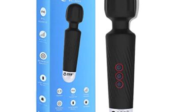 JSB HF56 Pro Rechargeable Full Body Massager for Pain Relief, Cordless Handheld Vibration Massage Machine (Black)