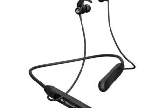 ZEBRONICS RAGA F2, Bluetooth Neckband in Ear, 22 Hours Playback, ENC, Rapid Charging, Dual Pairing, Magsnap (Magnetic Play | Pause), 2 EQ Modes, Bluetooth v5.4, Call Function, Gaming Mode (Black)