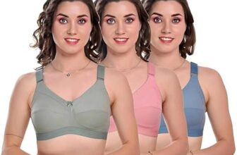 Aumflyengrie Women’s Soft Cotton Non-Padded Wire-Free Everyday Bra Combo Comfortable Full Coverage Bras with Adjustable Straps Multicolor (Multicolor, 36, Pack of-3)