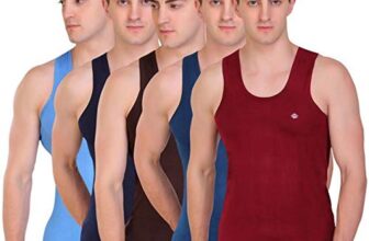 T.T. Men Solid Pack of 5 Dyed Vest Assorted(TIT_Dyed_RN_PO5_Mix_90)