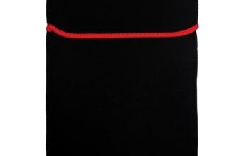 Ant Plus Pavement Sleeve 30, 15.6 Inch Laptop Sleeve Protective Case Soft Carrying Bag Cover Compatible with 15.6″ Notebook Computer Ultrabook Chromebook (Black Red)
