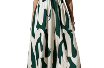 Leriya Fashion Women Fit and Flare Midi Dress Dress Green, Medium