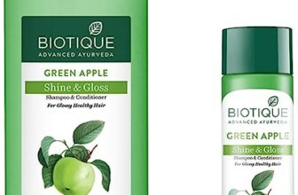 Biotique Bio Green Apple Fresh Daily Purifying Shampoo and Conditioner for Oily Scalp and Hair, 650ml & Biotique Bio Green Apple Fresh Daily Purifying Shampoo And Conditioner, 190ml
