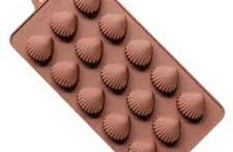 Glamaxy Silicone Chocolate Mould| Cake Baking Mould | Bakeware Chocolate Moulds (SeaShell Moulds 1 Pack)
