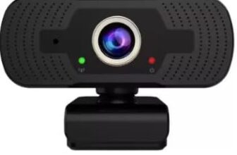 CARE CASE Match Webcam Full HD 1080P with Built in Microphone and Compatible with 2.0 (Black)