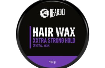 Beardo Xxtra Stronghold Hair Wax, 100 gm | Crystal Hair Wax for Men | Hair Wax Men | Hair Styling Wax for Glossy Finish & Shine | Extra Strong Hold Wax