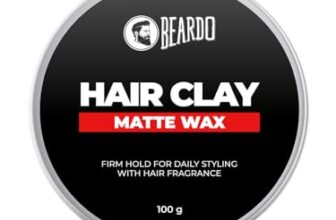 Beardo Hair Clay Wax for Men, 100 gm | Hair Clay for men | Styling Wax | Volumizing | Strong Hold | Restylable |Matte Finish | Easy to Wash Off | Texture Clay for Men