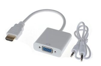 xcluma HDMI to VGA Cable HDMI to VGA with Audio Conversion